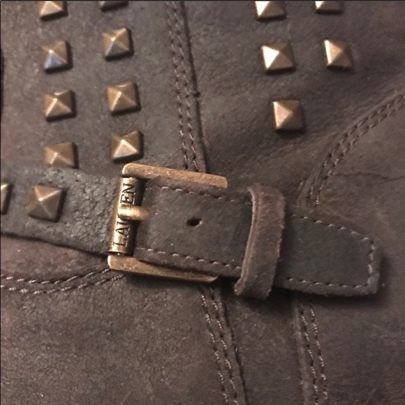 NWOT Ralph Lauren Leather Shaelynn Booties 5.5 - Picture 3 of 8